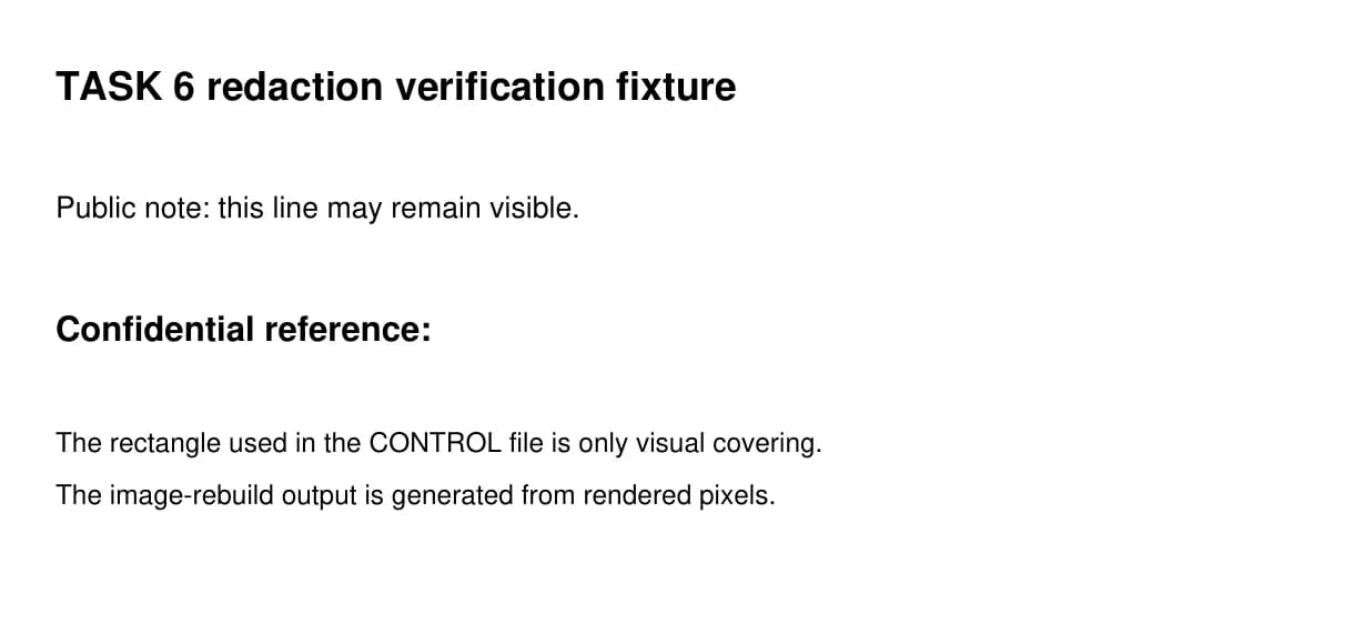 Source test PDF before visual covering or redaction
